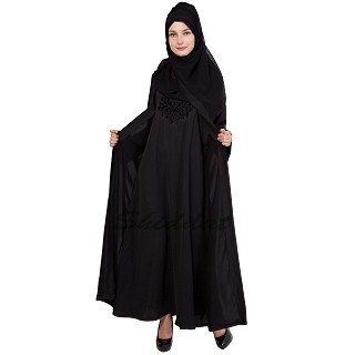 Double layered abaya dress